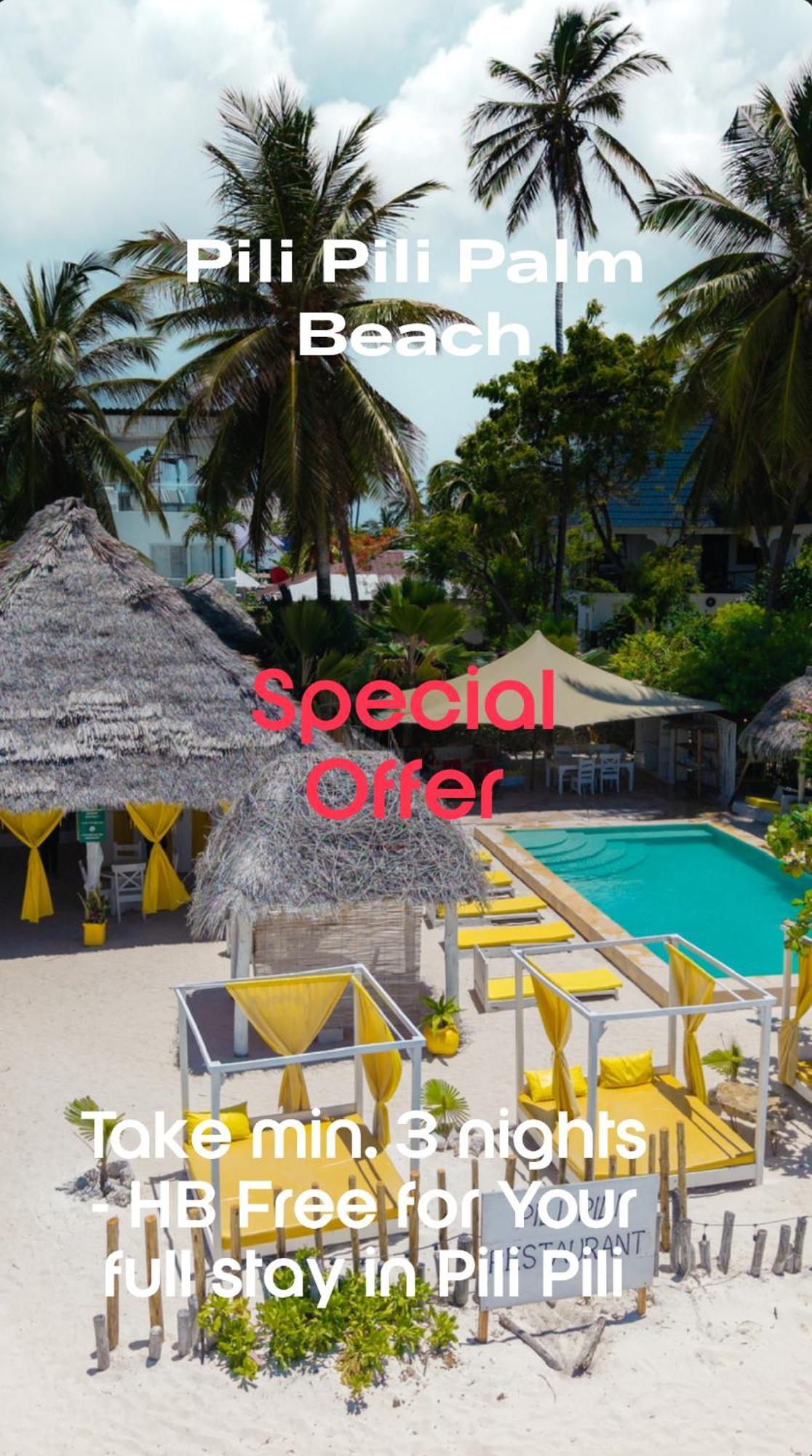Pili Pili Palm Beach Джамбиани Экстерьер фото